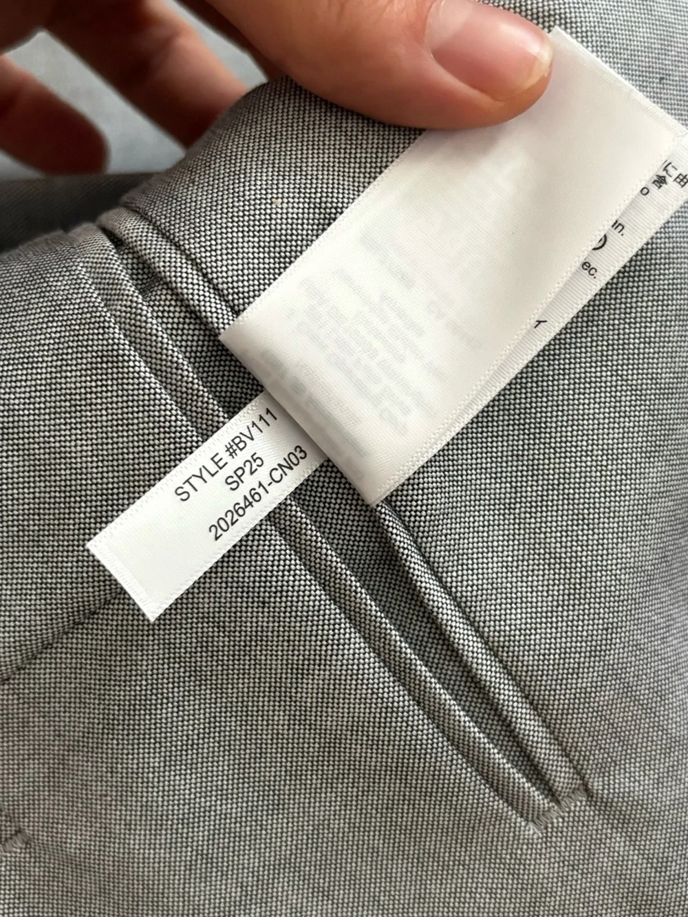 J. Crew $348 Gray Ludlow Slim Suit Jacket In Portuguese Cotton Oxford Size 38R M